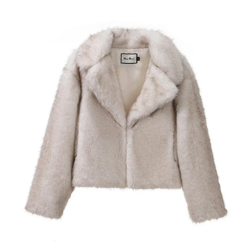 Neo Mint Gradient Faux Fur Winter Jacket