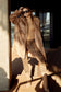 Women's Dark Beige Faux Fur Coat