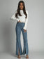 Women's Fitted Cream Turtleneck