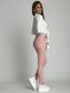 Women's Fitted Cream Turtleneck