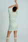 Lightweight Cotton Knit Button-Up Tennis Dress