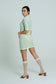 Lightweight Cotton Knit Button-Up Tennis Dress