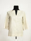 Natural Light Linen Oversize Top