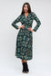 Green Knot Detail Midi Dress