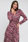 Garnet Knot Detail Midi Dress