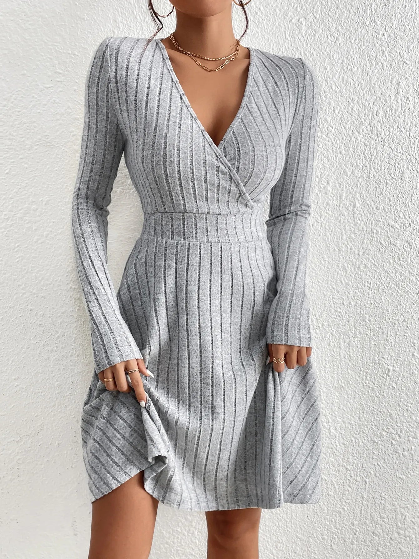 Women’s Knit Slim Bodycon Dress