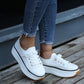 Women’s Summer Knitted Sneakers – Breathable Vulcanized Shoes