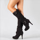 Women’s Retro Over-the-Knee Boots – High Heel Long Boots