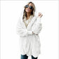 Autumn Winter Double Fleece Long Cardigan Jacket