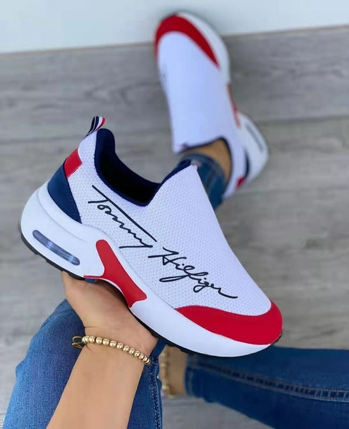 Casual Breathable Wedge Sneakers – Women’s Walking Shoes