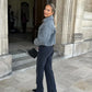 ASDS Autumn Winter Tweed Cropped Jacket