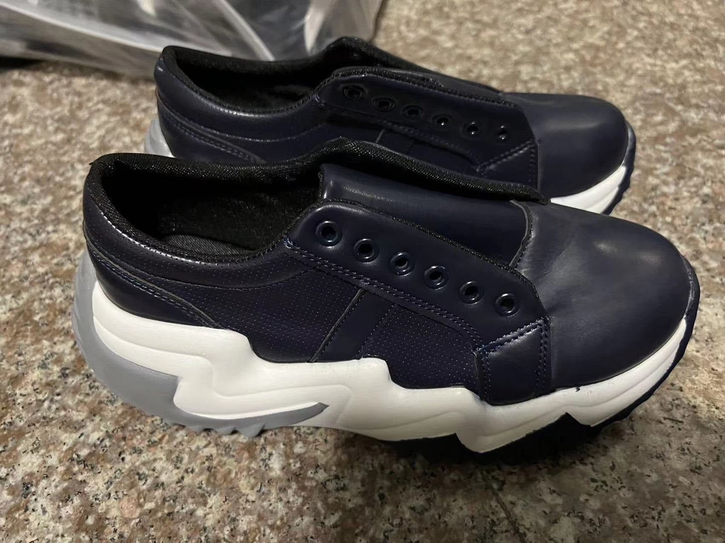Breathable Vulcanized Platform Sneakers for Women