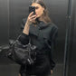 ASDS White Button-Up Bomber Jacket