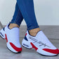 Casual Breathable Wedge Sneakers – Women’s Walking Shoes