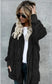 Autumn Winter Double Fleece Long Cardigan Jacket