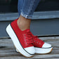 Women’s Summer Knitted Sneakers – Breathable Vulcanized Shoes