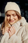 Women's Light Beige Knitted Cap