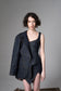 Broken Heart Oversized Denim Blazer